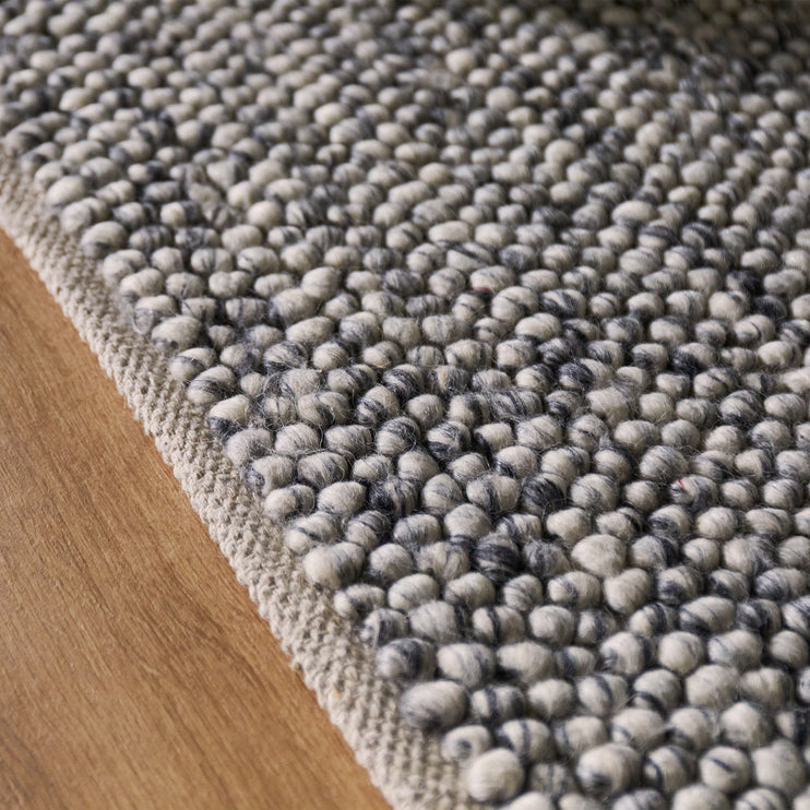 Teppich Ravi [Eierschale/Grau]