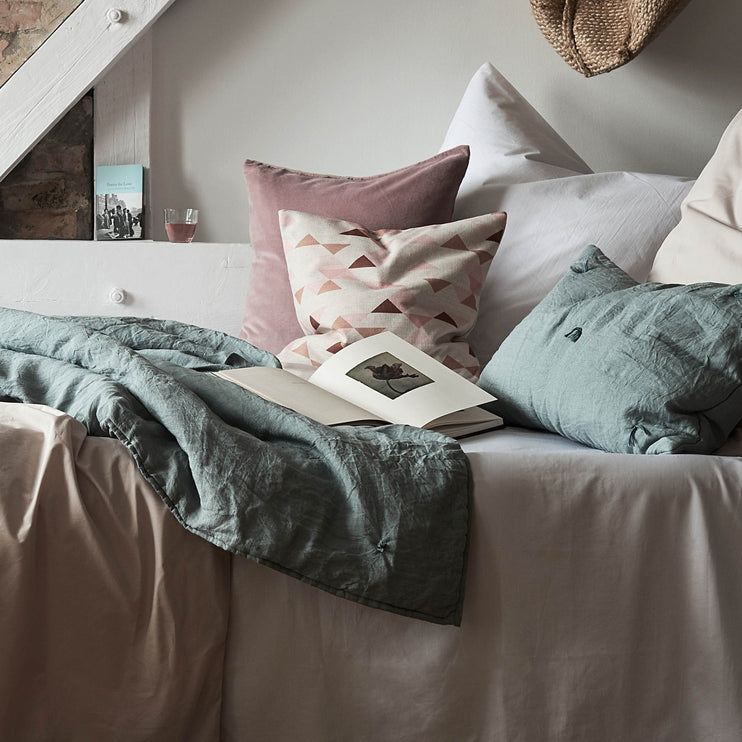 Bettlaken Benaisin Grau | Schöne Ideen für Ihr Zuhause | URBANARA