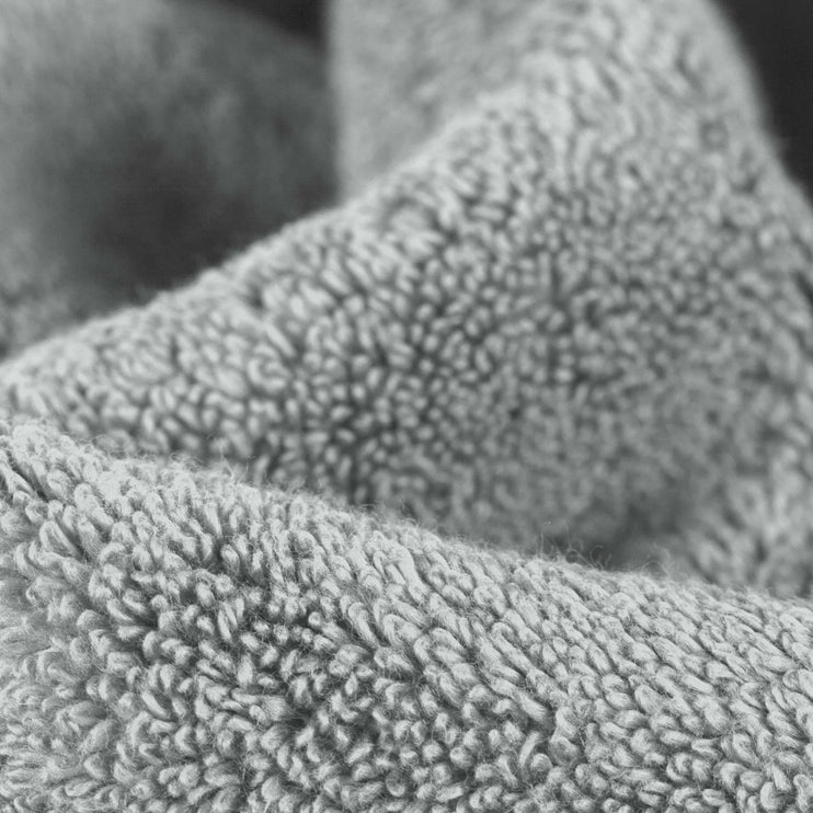 Handtuch Alvito, Blaugrau, 100% Zero-Twist Baumwolle | Hochwertige Wohnaccessoires