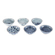 Schale Onuma, Weiß & Blau, 100% Keramik | URBANARA Teller & Schüsseln