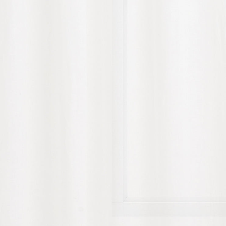 Vorhang Kiruna, Weiß, 100% Leinen | Hochwertige Wohnaccessoires