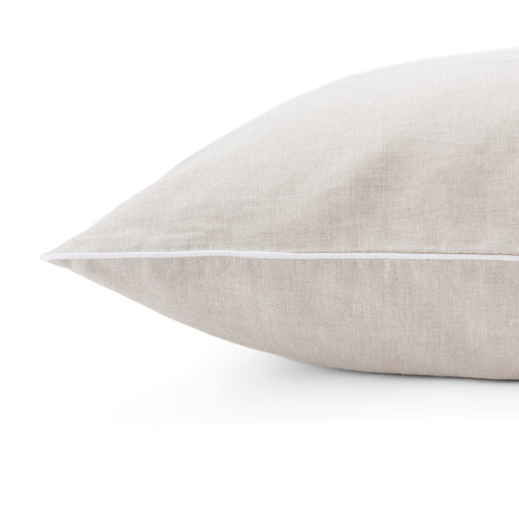 Bettdeckenbezug Tercia, Natur & Weiß, 100% Leinen | URBANARA Leinen-Bettwäsche