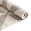 Teppich Almi, Grau & Eierschale, 50% Wolle & 50% Baumwolle | Hochwertige Wohnaccessoires