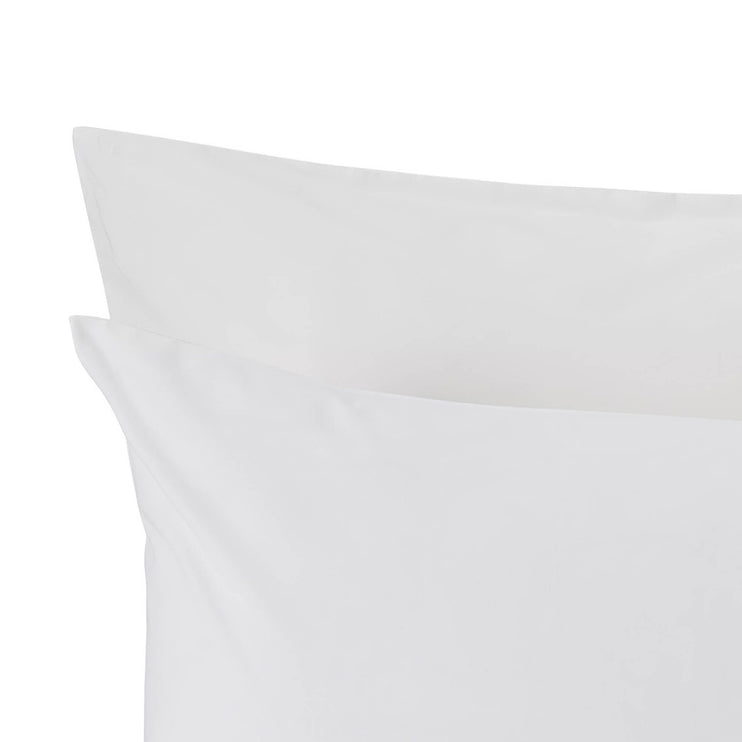 Bettdeckenbezug Manteigas, Weiß, 100% Bio-Baumwolle | Hochwertige Wohnaccessoires