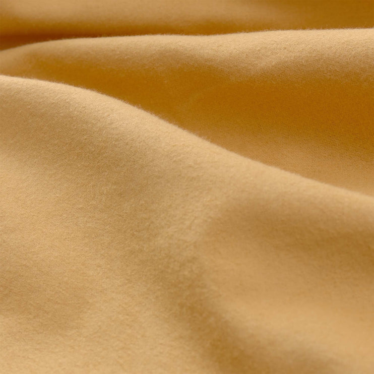 Bettdeckenbezug Montrose, Senfgelb, 100% Baumwolle | URBANARA Flanell-Bettwäsche