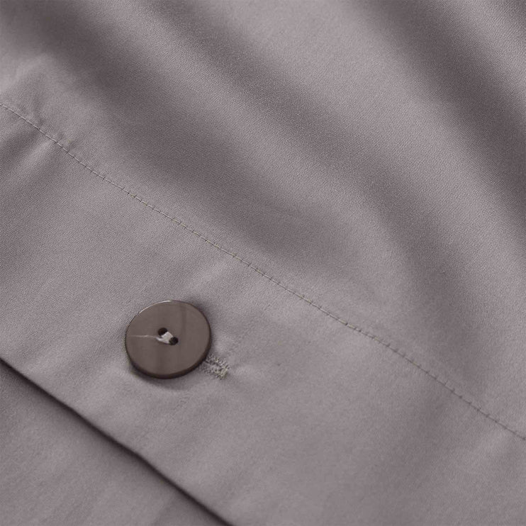 Bettdeckenbezug Millau, Grau, 100% Baumwolle | Hochwertige Wohnaccessoires