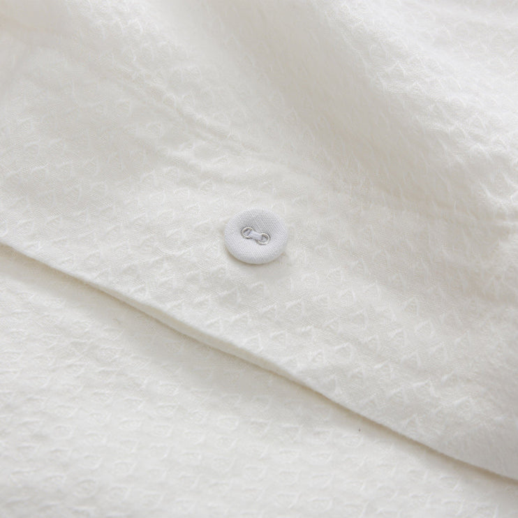 Bettdeckenbezug Lousa, Weiß, 100% Leinen | Hochwertige Wohnaccessoires