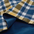 Bettdeckenbezug Cabril, Dunkelblau & Senfgelb & Weiß, 100% Baumwolle | Hochwertige Wohnaccessoires
