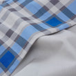 Bettdeckenbezug Cabril, Natur & Blau & Schwarz, 100% Baumwolle | URBANARA Renforcé-Bettwäsche