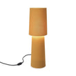 Tischlampe Kollur, Senfgelb, 100% Baumwolle & 100% Metall | URBANARA Tischleuchten