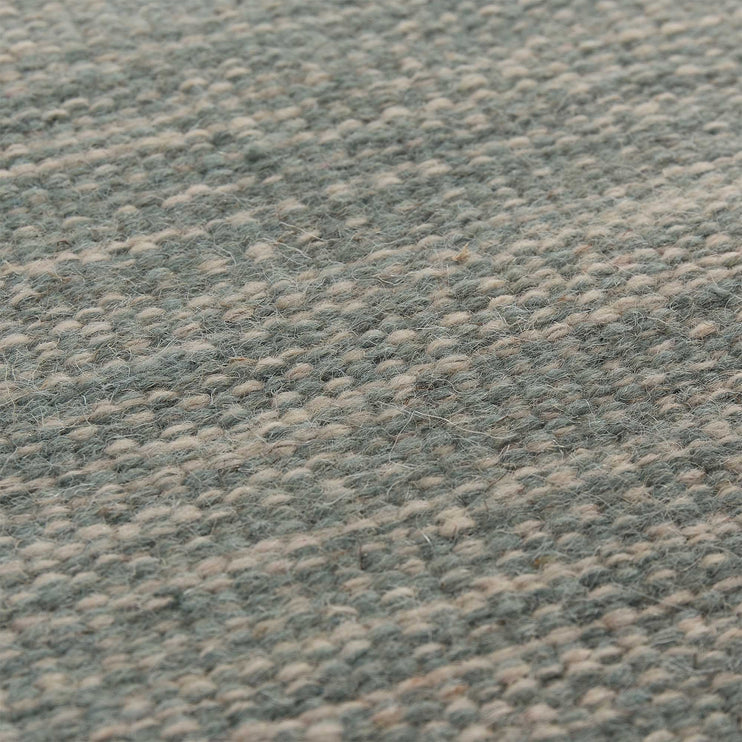 Teppich Gravlev, Grüngrau & Helles Grüngrau & Naturweiß, 50% Schurwolle & 50% Baumwolle | Hochwertige Wohnaccessoires