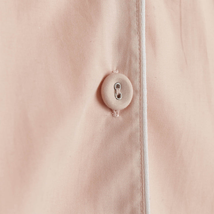 Pyjama Alva, Rosa & Weiß, 100% Bio-Baumwolle | URBANARA Nachtwäsche