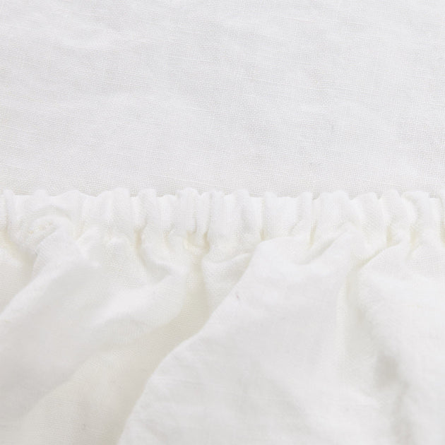 Spannbettlaken Mafaldain Weiß | Schöne Ideen für Ihr Zuhause | URBANARA