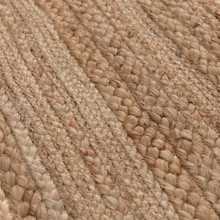 Teppich Levuo, Natur, 90% Jute & 10% Baumwolle | Hochwertige Wohnaccessoires