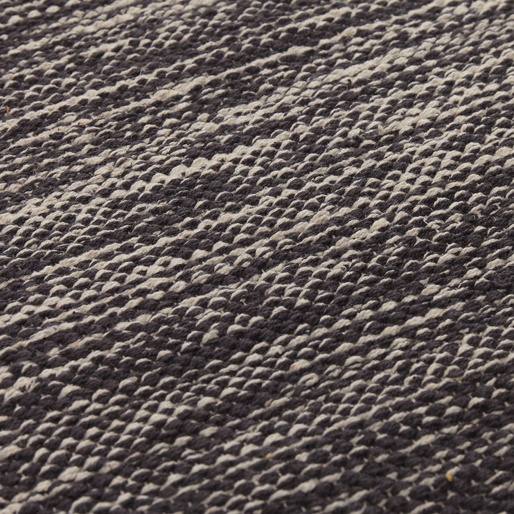 Teppich Ziller, Grau & Naturweiß, 100% Baumwolle | Hochwertige Wohnaccessoires