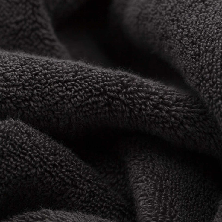 Handtuch Alvito, Anthrazit, 100% Zero-Twist Baumwolle | URBANARA Baumwoll-Handtücher