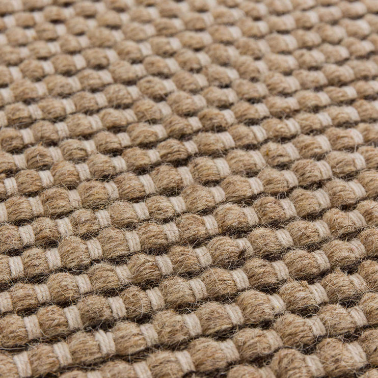 Wollteppich Kolong übergroß Sand & Eierschale, 100% Wolle | Hochwertige Wohnaccessoires