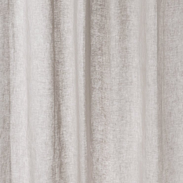 Vorhang-Set Cuyabeno Grau, 100% Leinen | Hochwertige Wohnaccessoires
