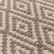 Fußmatte Dasheri Natur & Weiß, 50% Jute & 50% Baumwolle | Hochwertige Wohnaccessoires