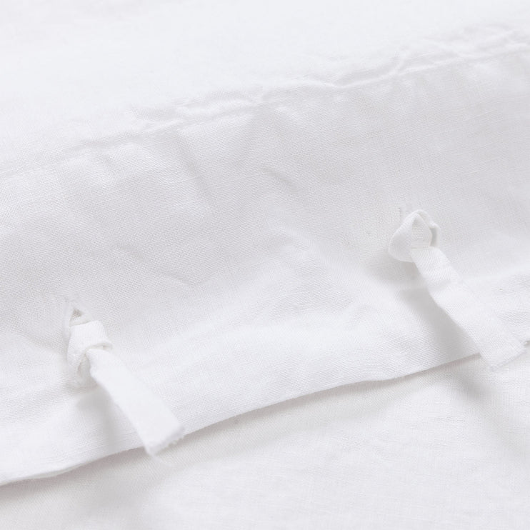 Kissenbezug Figuera, Weiß, 100% Leinen | Hochwertige Wohnaccessoires