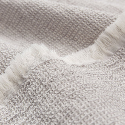 Handtuch Fraiao [Grau/Naturweiß]