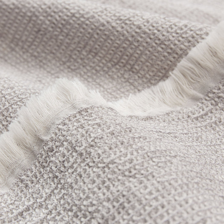 Handtuch Fraiao [Grau/Naturweiß]