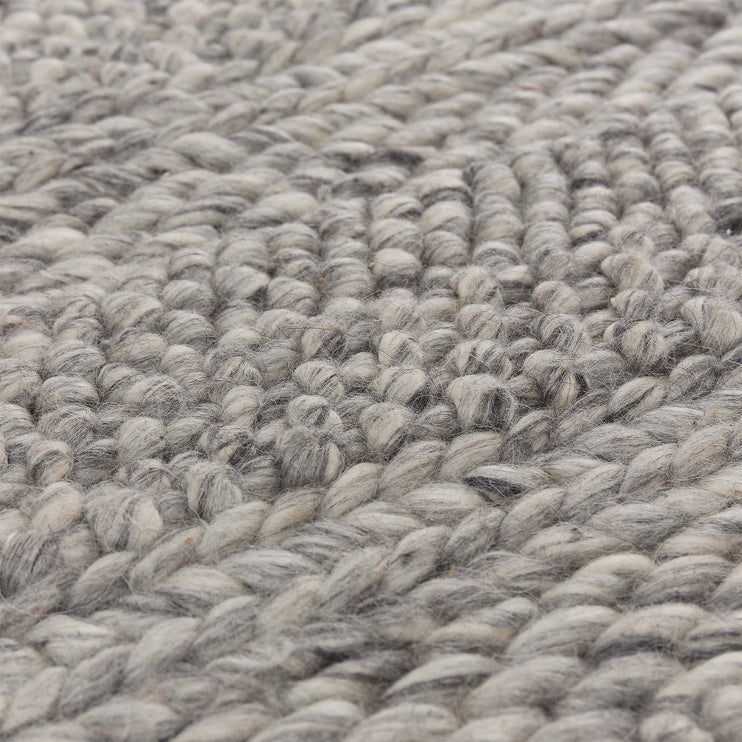 Wollteppich Kagu in Grau-Melange aus 100% Wolle | Entdecken Sie unsere schönsten Wohnaccessoires