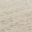 Teppich Kesar Elfenbein-Melange, 60% Wolle & 15% Jute & 25% Baumwolle | Hochwertige Wohnaccessoires
