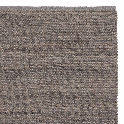 Teppich Kesar Grau-Melange, 60% Wolle & 15% Jute & 25% Baumwolle
