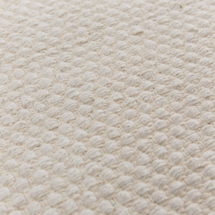 Baumwollteppich Khara Naturweiß, 100% Baumwolle | URBANARA Baumwollteppiche