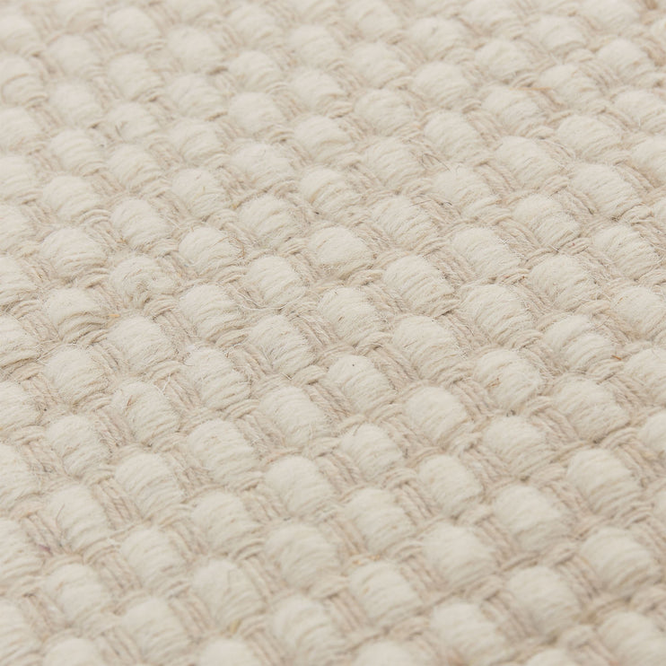 Teppich Kolong Eierschale, 100% Schurwolle | Hochwertige Wohnaccessoires