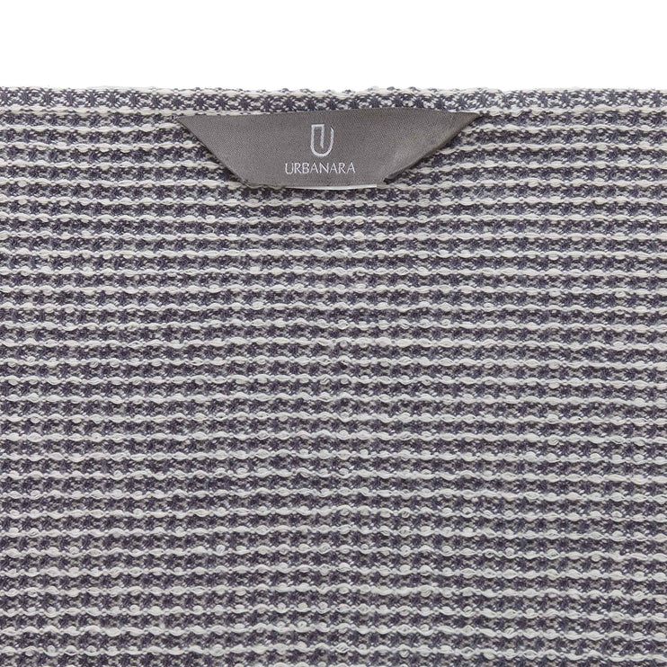Handtuch Kotrain Dunkles Graublau & Weiß | Schöne Ideen für Ihr Zuhause | URBANARA