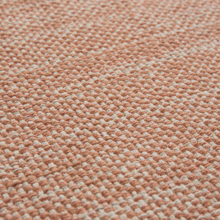Teppich Mandir [Terrakotta/Naturweiß]