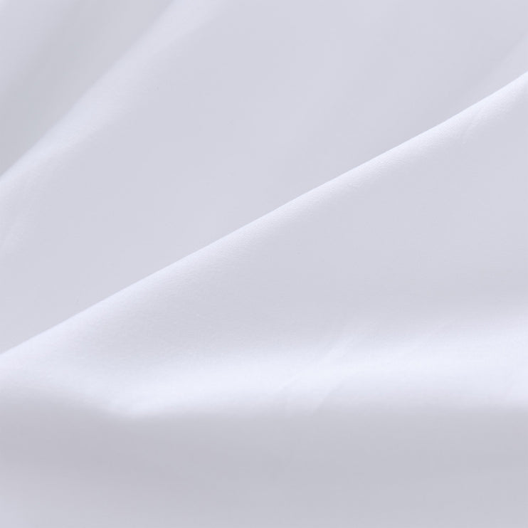 Topper-Spannbettlaken Millau Weiß, 100% Baumwolle | URBANARA Spannbettlaken