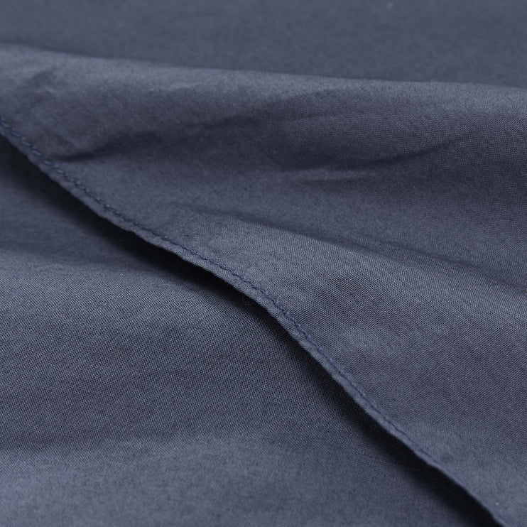 Perkal-Bettwäsche Moledo Dunkles Graublau, 100% Bio-Baumwolle | Hochwertige Wohnaccessoires