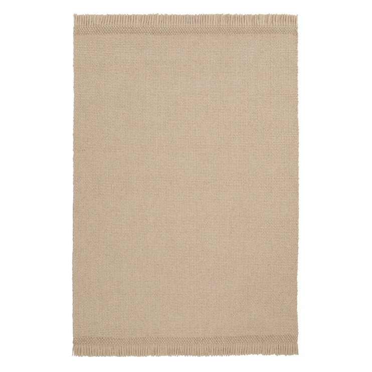 Teppich Palasi Natürliches Weiß Melange, 70% Wolle & 30% Polyester