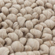Teppich Panchu, Natur-Melange, 45% Wolle & 45% Viskose & 10% Baumwolle | URBANARA Wollteppiche