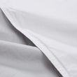 Kissenbezug Peral Weiß & Hellgrau, 100% gekämmte Baumwolle | URBANARA Perkal-Bettwäsche