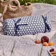 Picknickdecke Saldanha in Ultramarinblau & Natur | Schöne Ideen für Ihr Zuhause | URBANARA