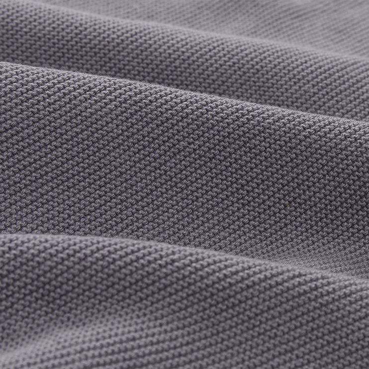 Baumwolldecke Salicos in Taubenblau aus 100% Baumwolle | Entdecken Sie unsere schönsten Wohnaccessoires