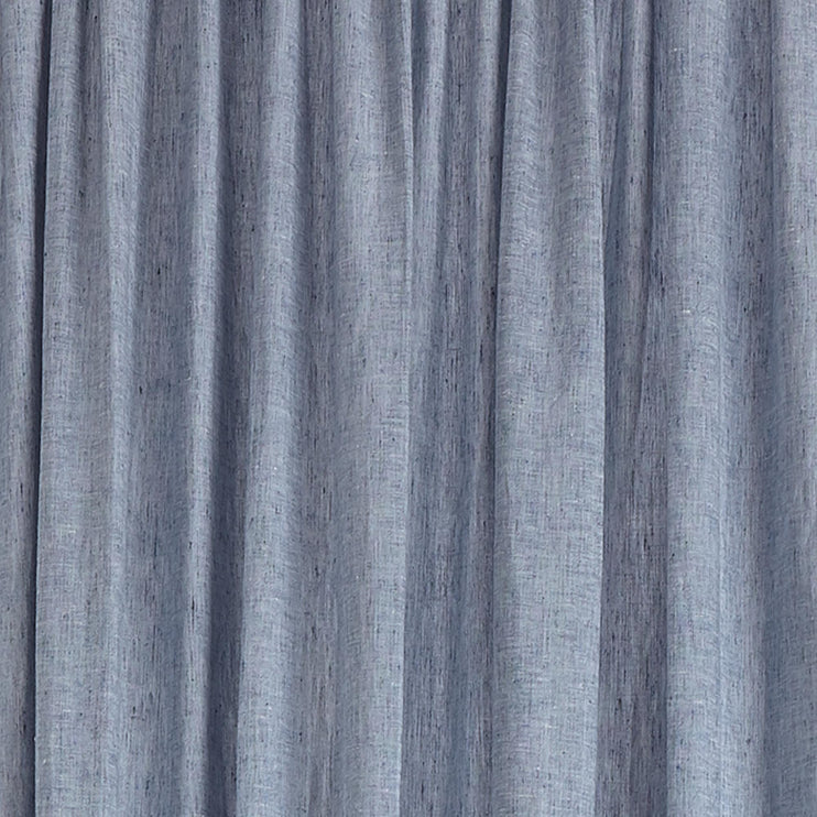 Vorhang Set Sameiro Dunkles Graublau, 100% Leinen | Hochwertige Wohnaccessoires