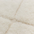Teppich Senha in Naturweiß aus 100% Wolle