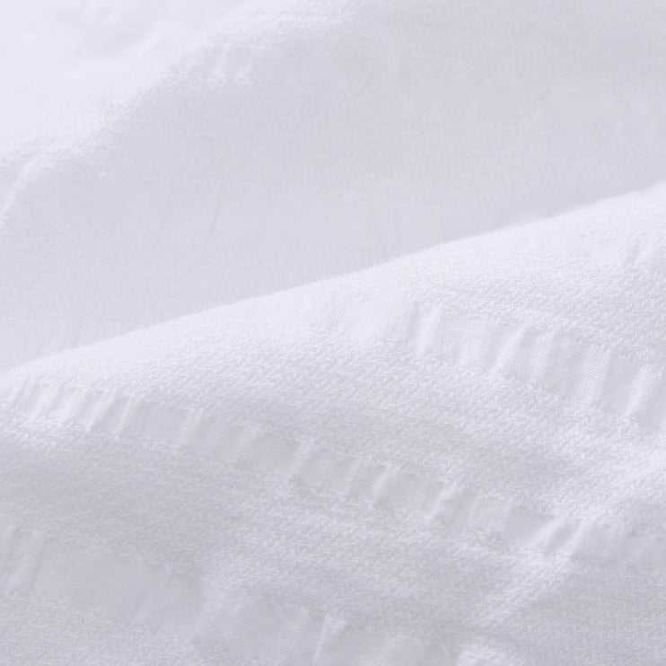 Kissenbezug Serras, Weiß, 64% Baumwolle & 36% Leinen | Hochwertige Wohnaccessoires
