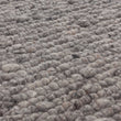 Teppich Sihora Grau-Melange, 60% Wolle & 40% Baumwolle | Hochwertige Wohnaccessoires