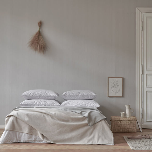 Perkal-Bettwäsche Moledo in Weiß | Schöne Ideen für Ihr Zuhause | URBANARA