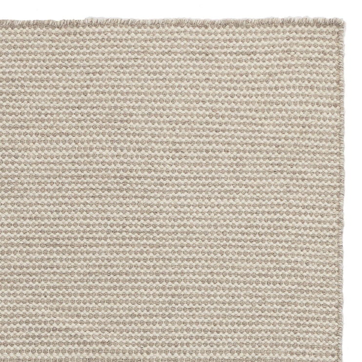 Teppich Udana, Sandstein-Melange & Naturweiß, 100% Wolle